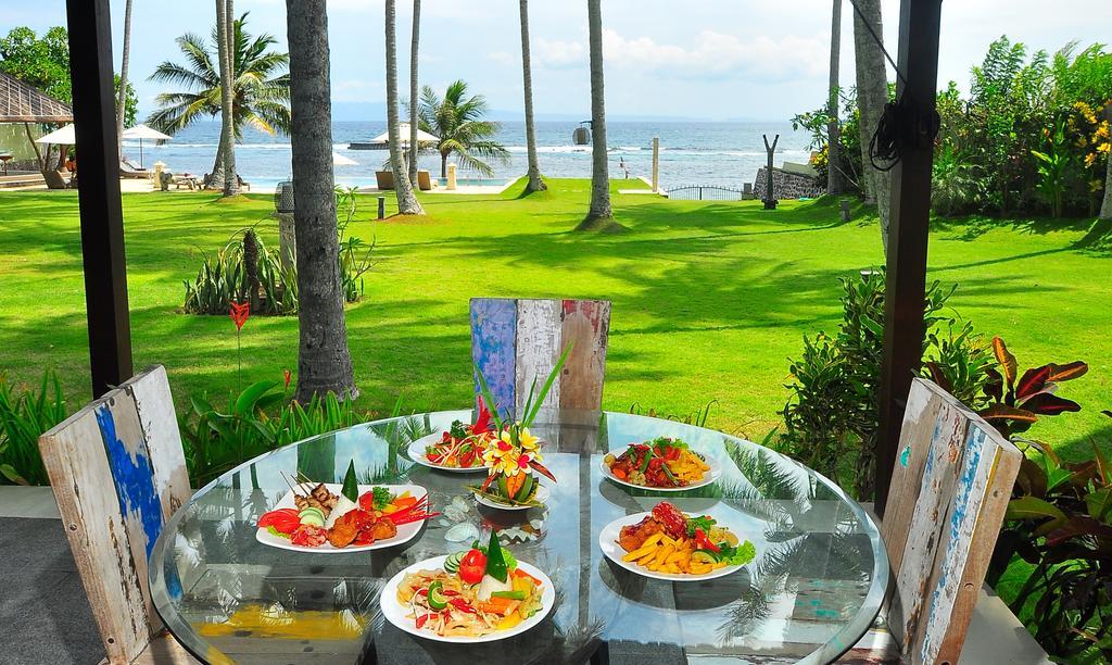 Oceanfront Citakara Sari Villas Candidasa Exterior foto